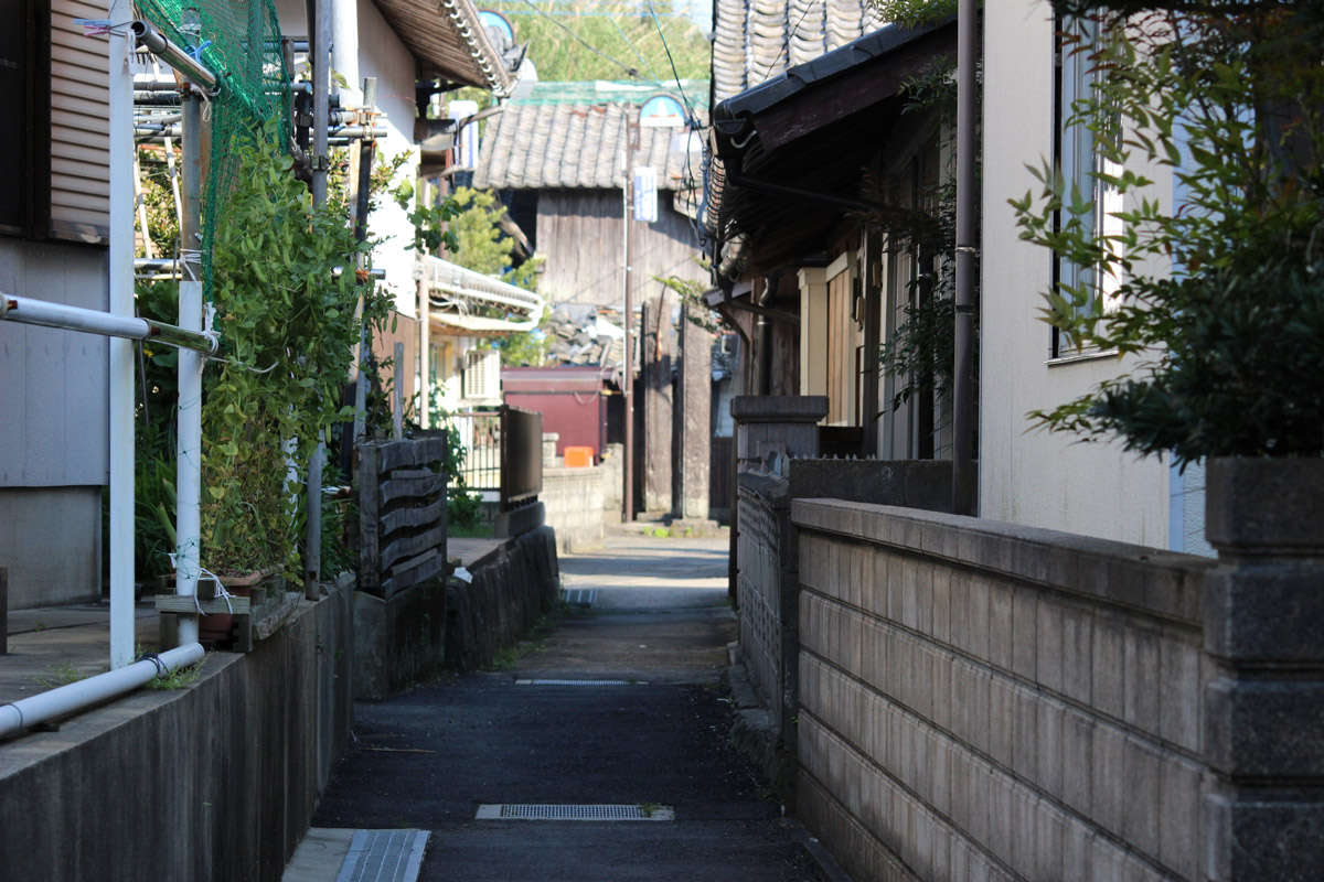 再建築不可の住宅地